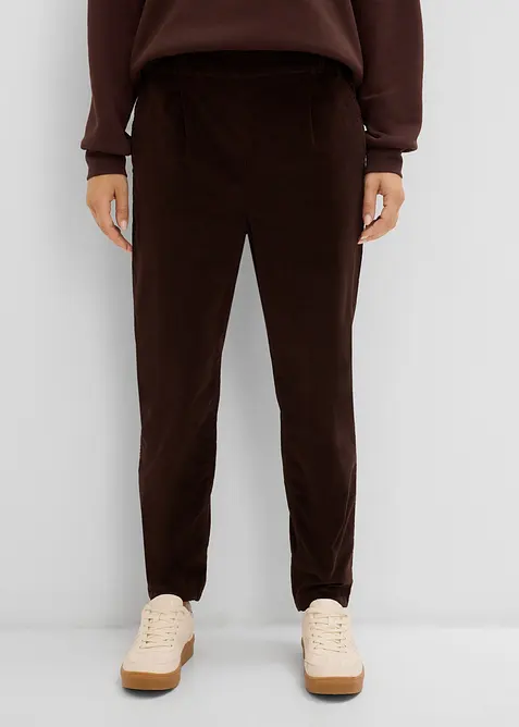 Pantaloni in velluto a coste di misto cotone, bonprix