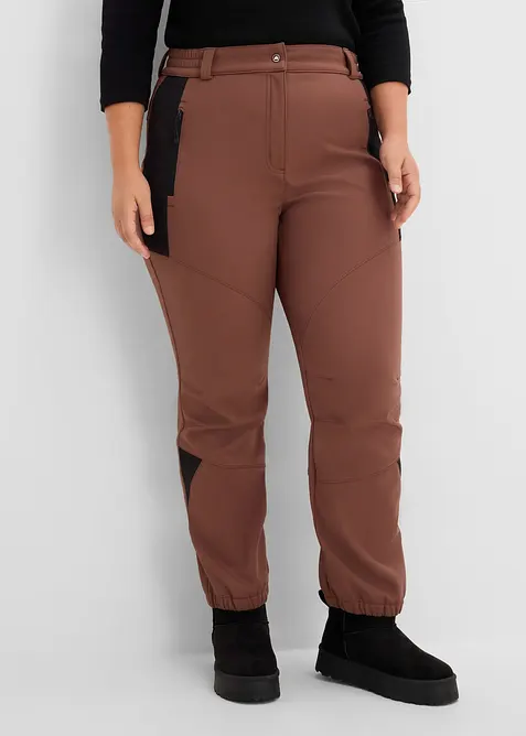 Pantaloni in softshell idrorepellenti, bonprix
