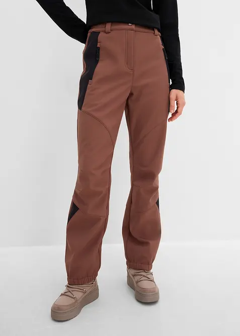 Pantaloni in softshell idrorepellenti, bonprix