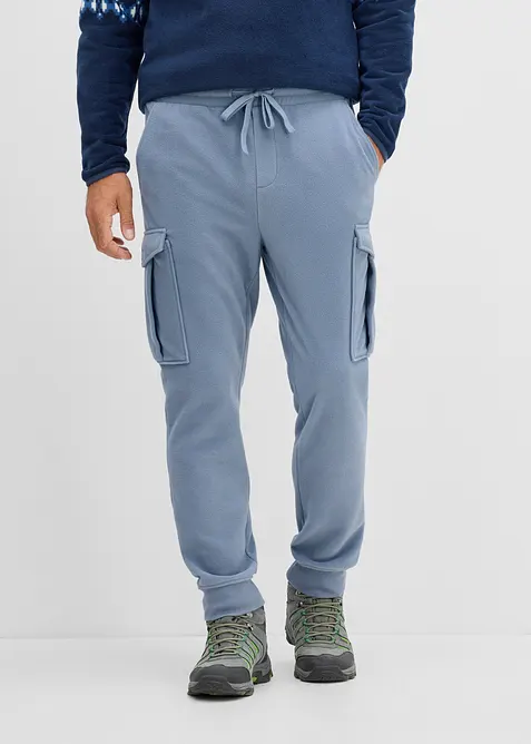 Pantaloni cargo in pile, regular fit, bonprix