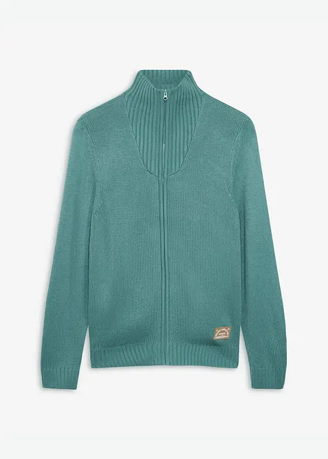 Cardigan in filato grosso con colletto dritto, bonprix
