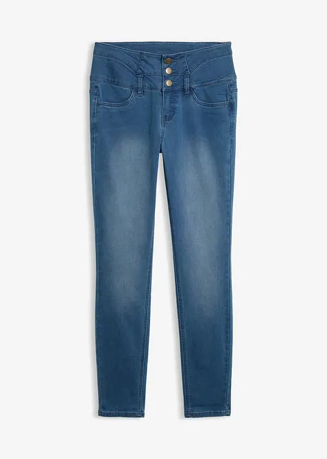 Jeans termici modellanti skinny, vita alta, bonprix