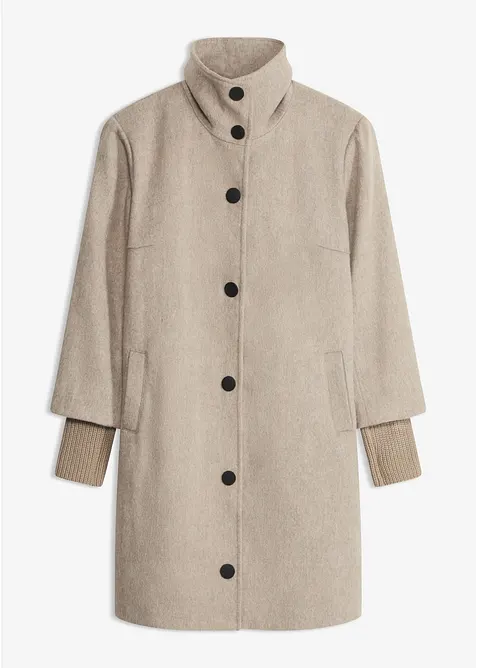 Cappotto corto in simil lana, bonprix