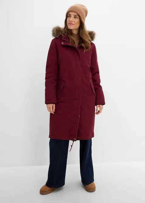 Parka lungo imbottito, bonprix
