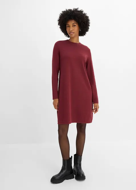 Abito in maglia svasato, bonprix