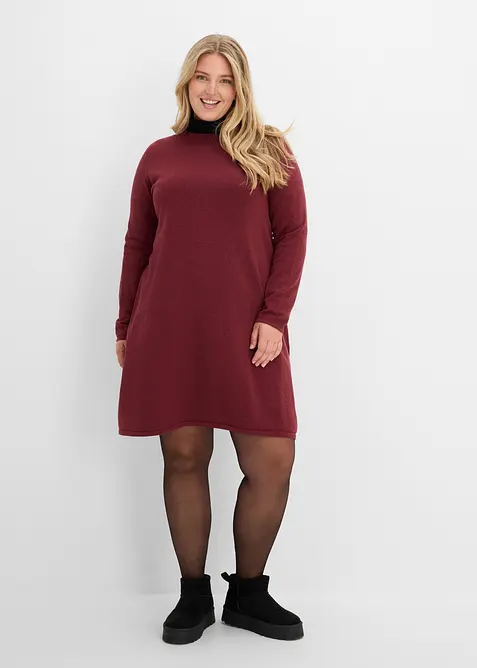 Abito in maglia svasato, bonprix