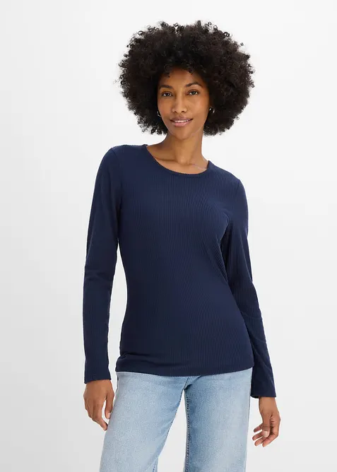 Maglia termica a coste, bonprix