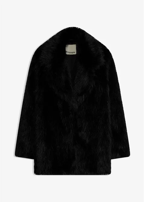Giacca oversize in ecopelliccia, bonprix
