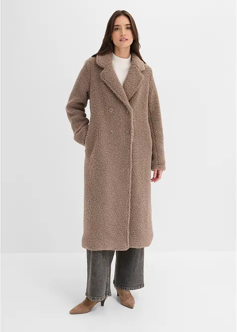 Cappotto effetto teddy, bonprix