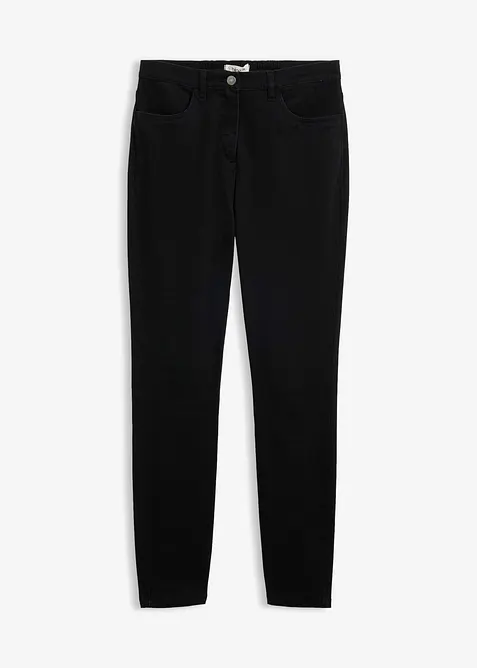 Pantaloni in twill di misto cotone elasticizzato, bonprix