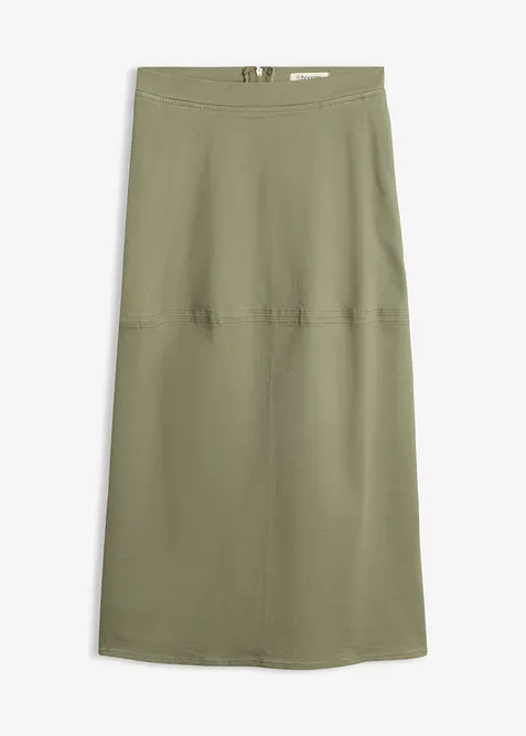 Gonna in twill con tasche, bonprix