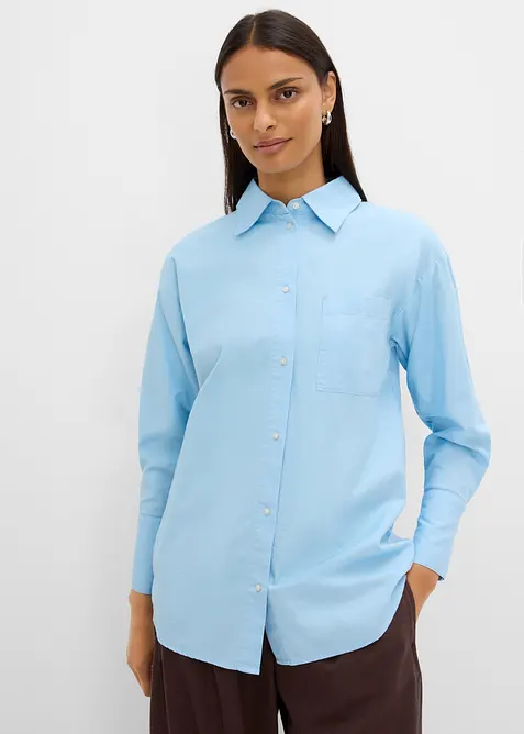 Camicia Oxford in puro cotone biologico, bonprix