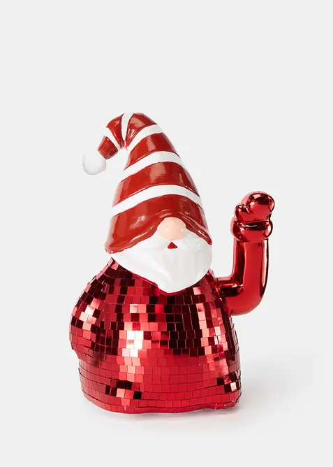 Statuetta decorativa babbo Natale con braccio che saluta, bonprix