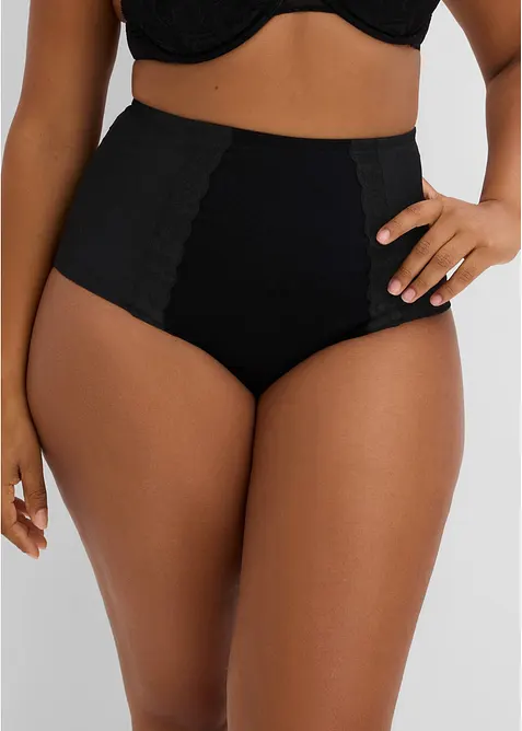 Culotte in misto cotone con effetto modellante medio, bonprix