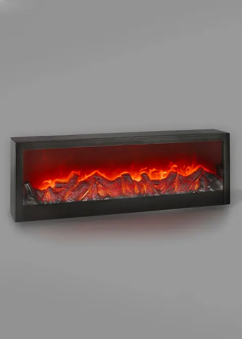Decorazione LED con effetto camino, bonprix