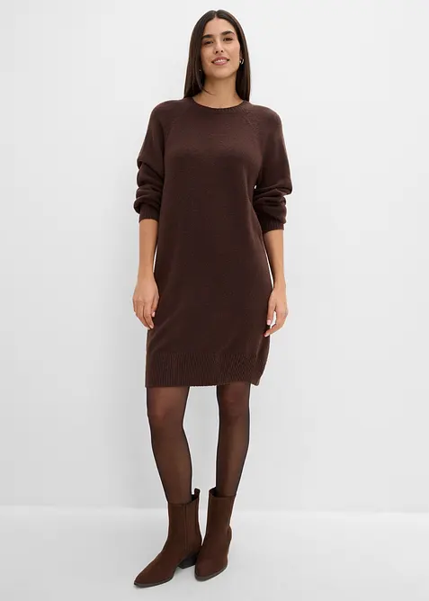 Abito corto in maglia, bonprix