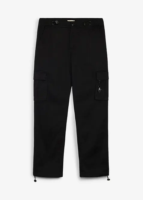 Pantaloni cargo termici con vita e fondo regolabili, bonprix