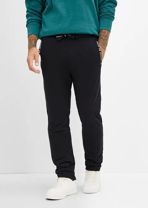 Pantaloni da jogging termici con pile soffice, bonprix
