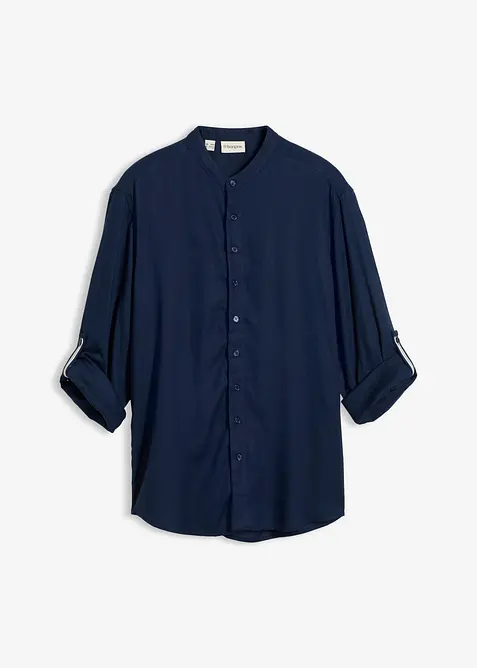 Camicia a maniche lunghe in misto lino fresco, bonprix