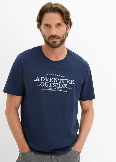 T-shirt in puro cotone, bonprix