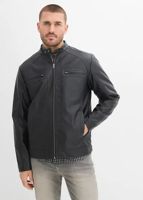 Giacca in similpelle regular fit, bonprix