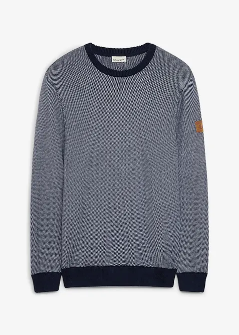 Maglione in  filato grosso di puro cotone, bonprix