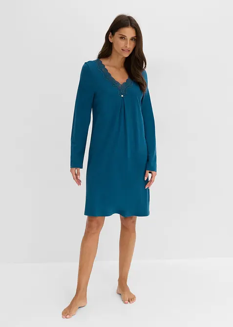 Camicia da notte in misto viscosa morbido, bonprix