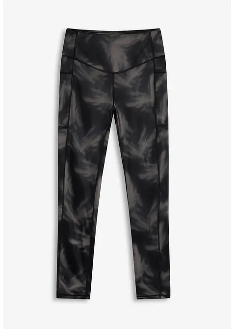 Leggings sportivi termici con tasca portacellulare, asciugatura rapida, bonprix