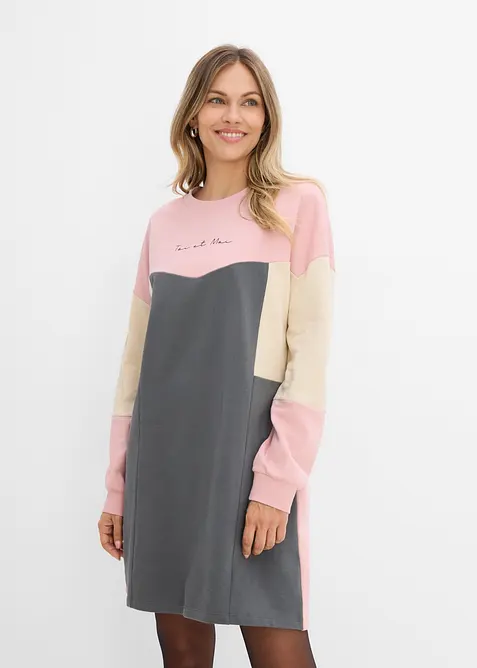 Abito in felpa di puro cotone, bonprix