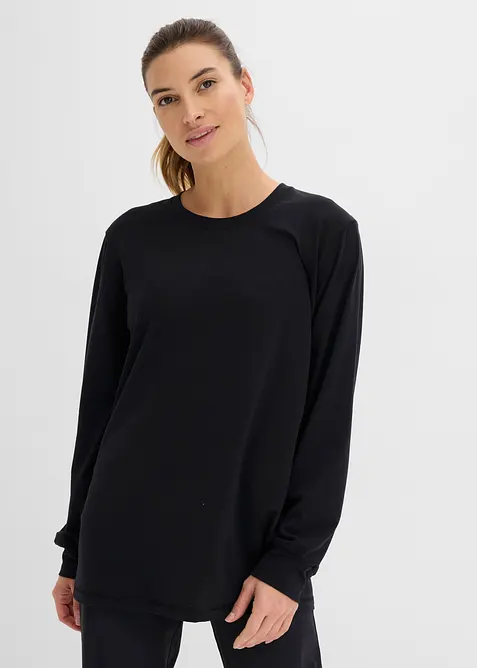 Maglia per sport con cotone, asciugatura rapida, bonprix
