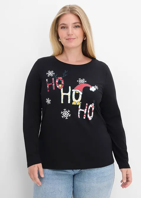 Maglia natalizia a maniche lunghe, bonprix