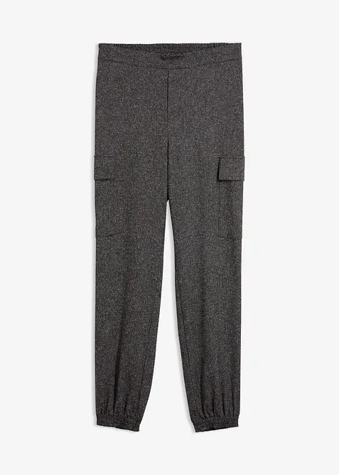 Pantaloni cargo con vita comoda, bonprix