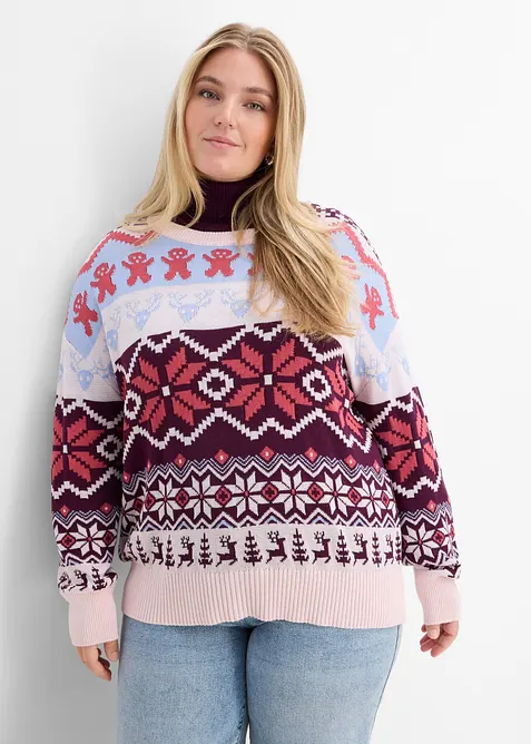 Maglione in misto cotone, bonprix