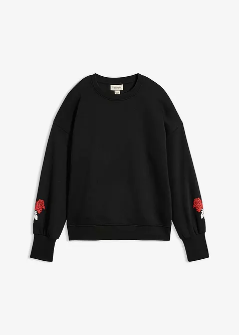 Felpa in misto cotone, bonprix