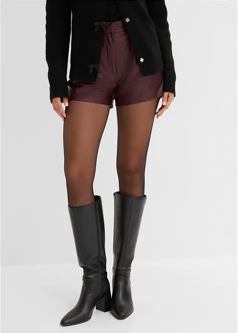 Shorts in similpelle, bonprix