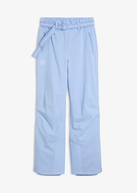 Pantaloni termici da sci con fodera in pile, impermeabili, bonprix