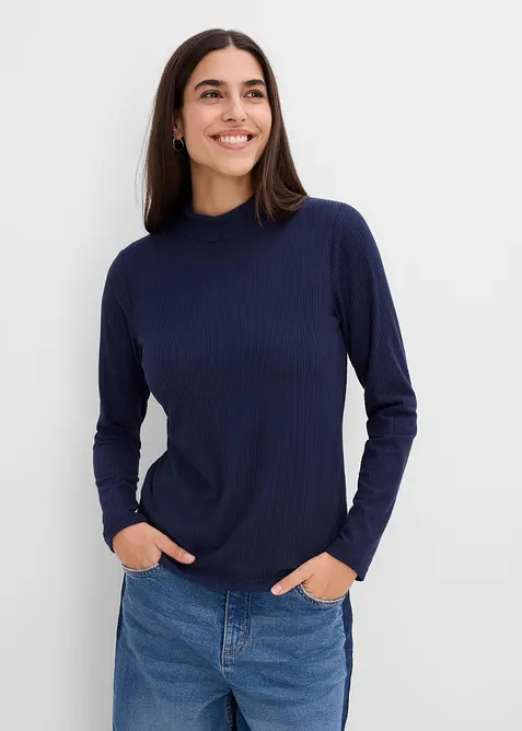 Maglietta termica con collo dritto, bonprix