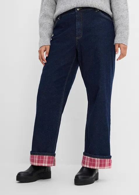 Jeans straight, vita alta, bonprix