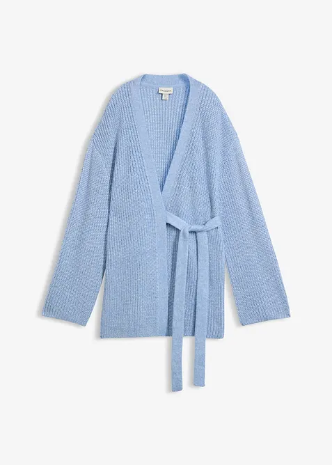 Cardigan oversize incrociato, bonprix
