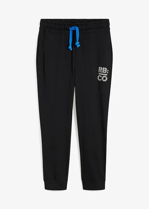 Pantaloni da jogging con dettagli a contrasto, bonprix