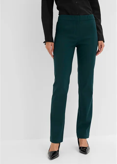 Pantaloni in bengalina elasticizzata, bonprix