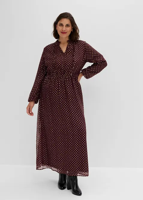 Maglione in filato fine con motivo natalizio, bonprix