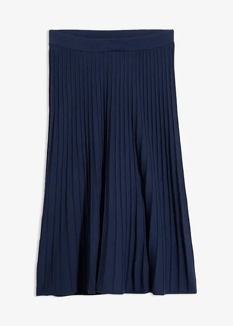 Gonna di maglia con lana merino, bonprix