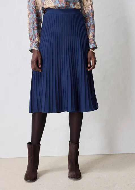 Gonna di maglia con lana merino, bonprix