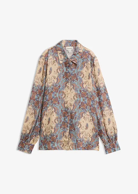 Camicia in misto seta pregiato, bonprix