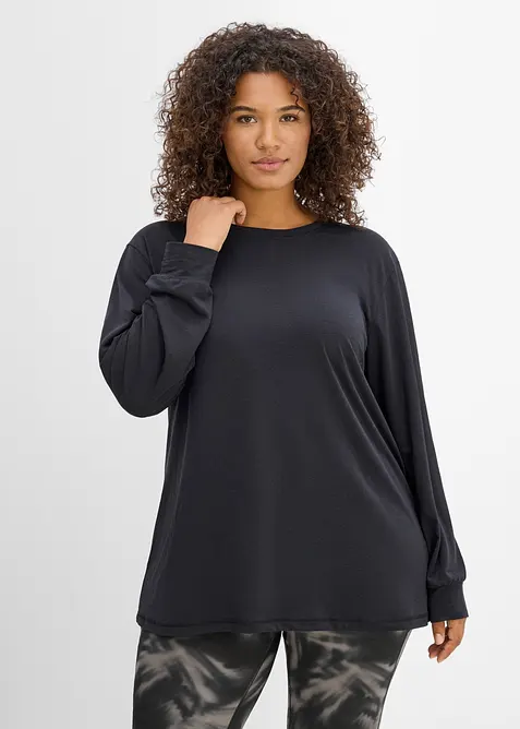 Maglia per sport con cotone, asciugatura rapida, bonprix