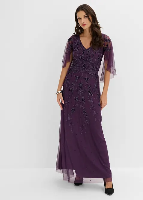 Abito da sera con ricami e paillettes, bonprix