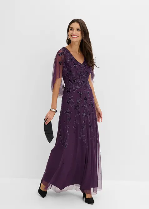 Abito da sera con ricami e paillettes, bonprix