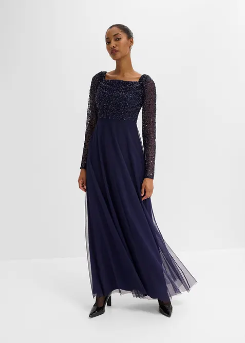 Abito da sera con ricami e paillettes, bonprix