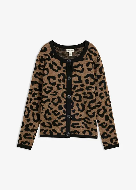 Cardigan con motivo jacquard, bonprix